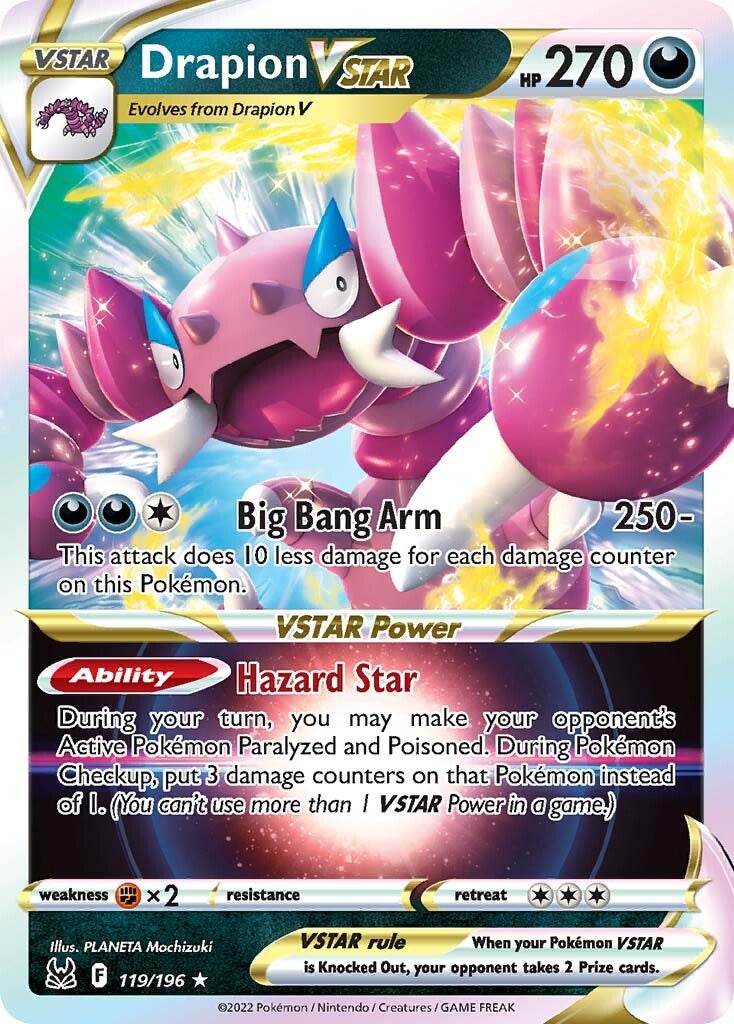 Drapion VSTAR (119/196) [Sword & Shield: Lost Origin] | Card Merchant Takapuna