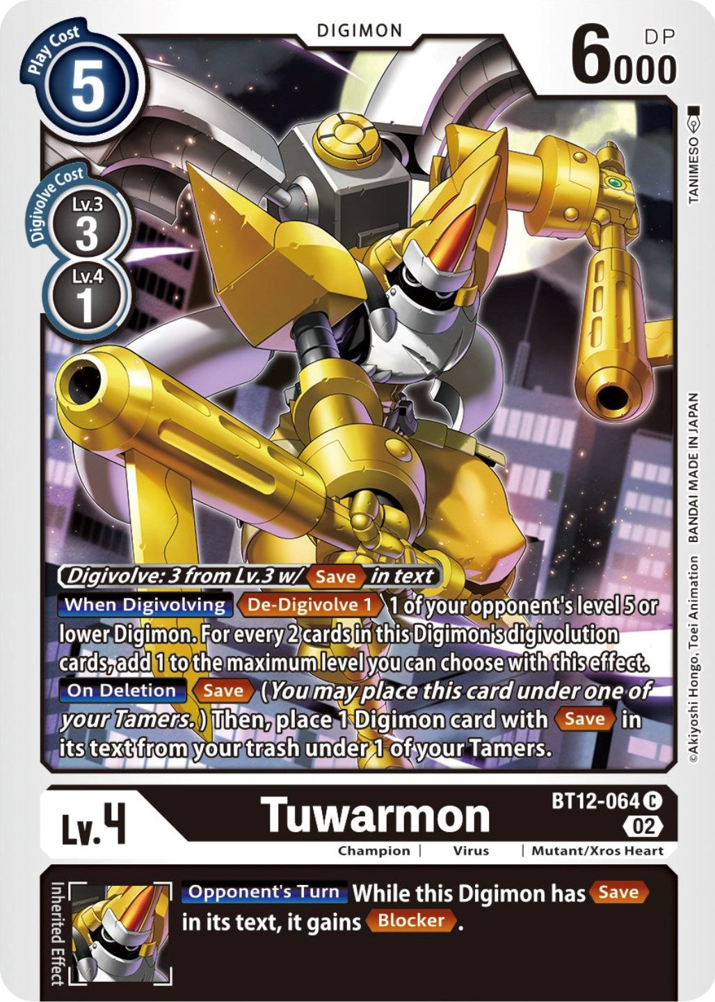 Tuwarmon [BT12-064] [Across Time] | Card Merchant Takapuna