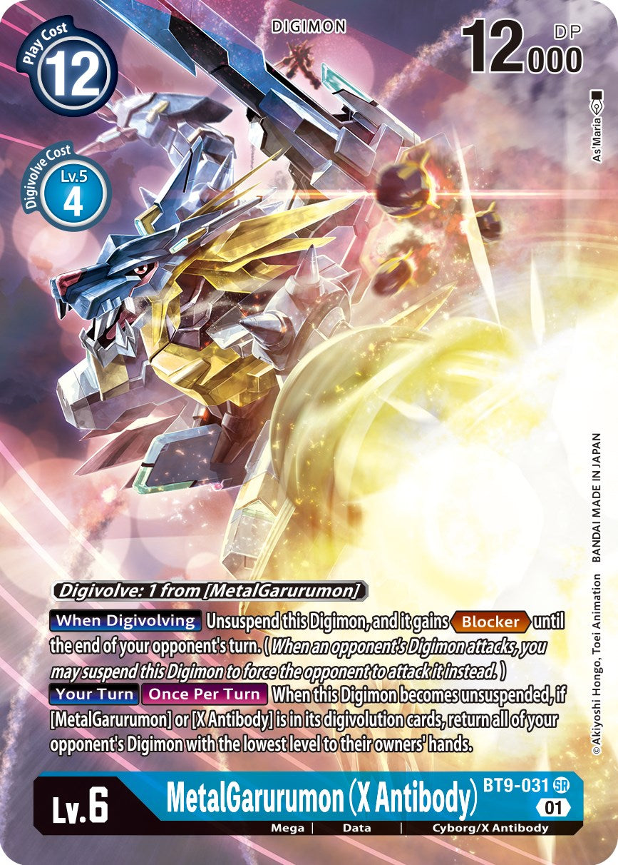 MetalGarurumon (X Antibody) [BT9-031] (Alternate Art) [X Record] | Card Merchant Takapuna