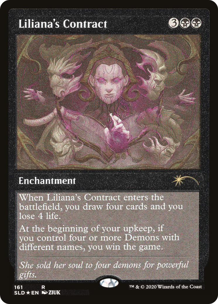 Liliana's Contract (Foil Etched) [Secret Lair Drop Series] | Card Merchant Takapuna