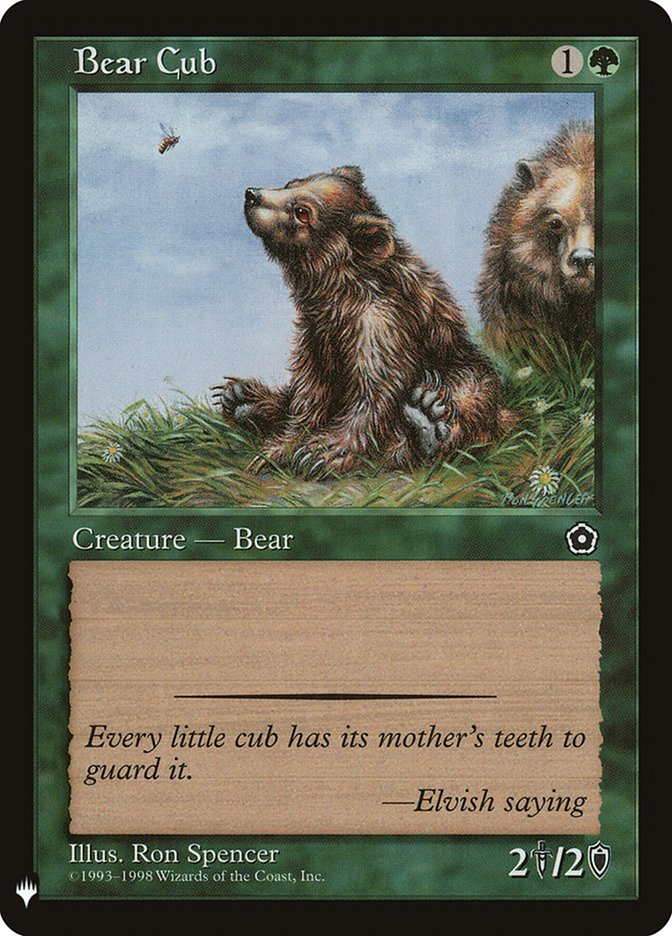 Bear Cub [Mystery Booster] | Card Merchant Takapuna