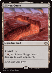 Shivan Gorge [Duskmourn: House of Horror Commander] | Card Merchant Takapuna