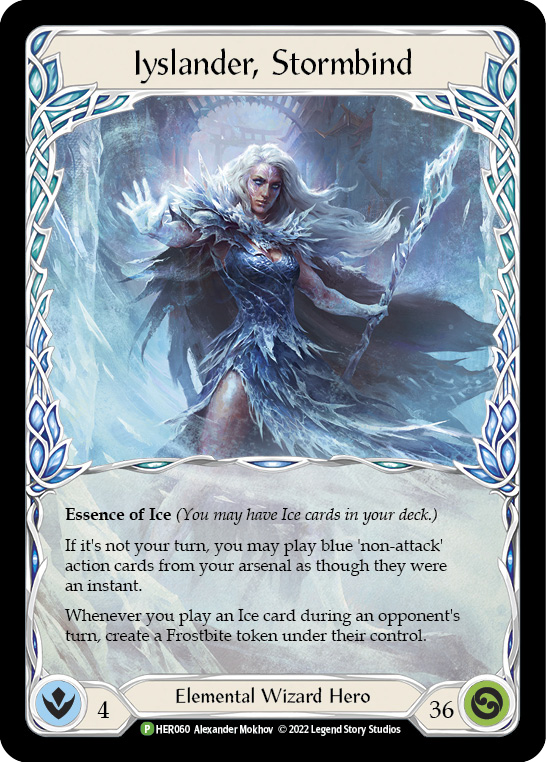 Iyslander, Stormbind [HER060] (Promo)  Cold Foil | Card Merchant Takapuna