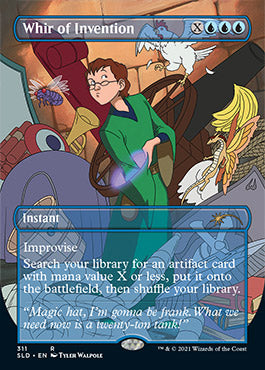 Whir of Invention (Borderless) [Secret Lair Drop Series] | Card Merchant Takapuna