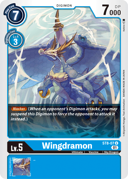 Wingdramon [ST8-07] [Starter Deck: Ulforce Veedramon] | Card Merchant Takapuna