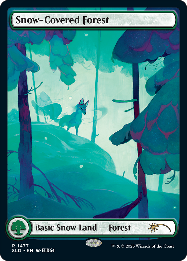 Snow-Covered Forest (1477) [Secret Lair Drop Series] | Card Merchant Takapuna