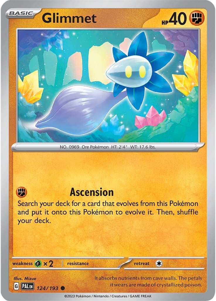 Glimmet (124/193) [Scarlet & Violet: Paldea Evolved] | Card Merchant Takapuna