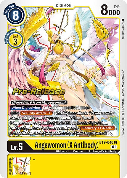 Angewomon (X Antibody) [BT9-040] [X Record Pre-Release Promos] | Card Merchant Takapuna