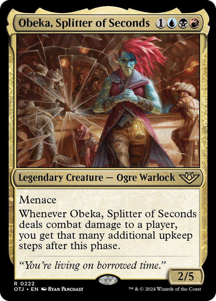 Obeka, Splitter of Seconds [Outlaws of Thunder Junction] | Card Merchant Takapuna