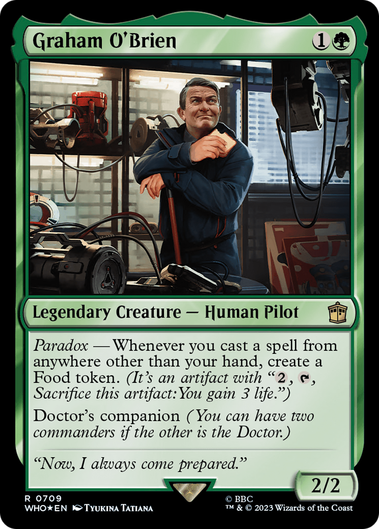 Graham O'Brien (Surge Foil) [Doctor Who] | Card Merchant Takapuna