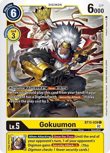 Gokuumon [BT12-039] [Across Time] | Card Merchant Takapuna