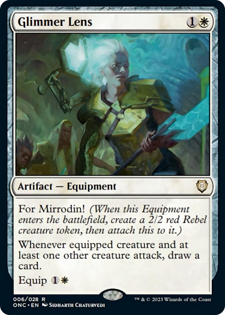 Glimmer Lens [Phyrexia: All Will Be One Commander] | Card Merchant Takapuna