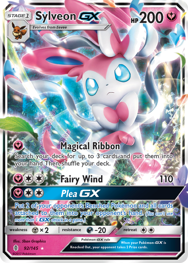 Sylveon GX (92/145) [Sun & Moon: Guardians Rising] | Card Merchant Takapuna