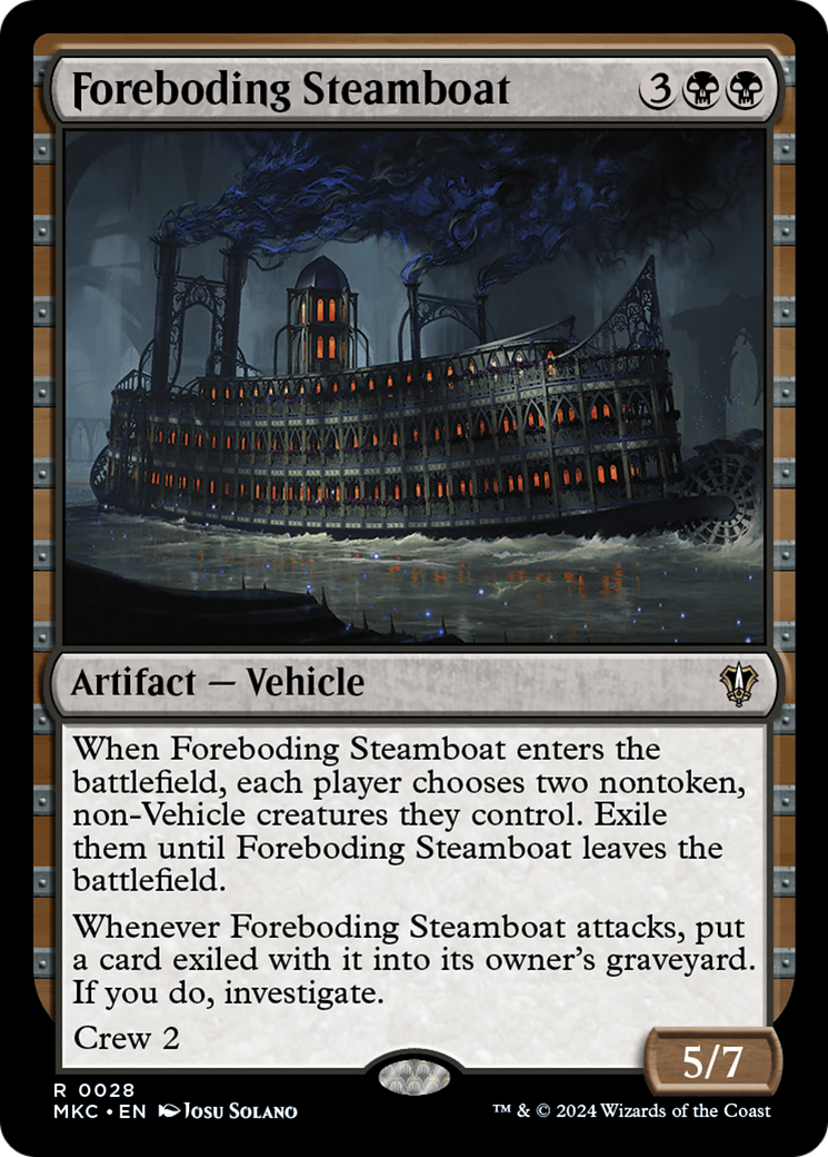 Foreboding Steamboat [Murders at Karlov Manor Commander] | Card Merchant Takapuna