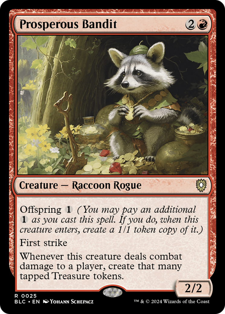 Prosperous Bandit [Bloomburrow Commander] | Card Merchant Takapuna