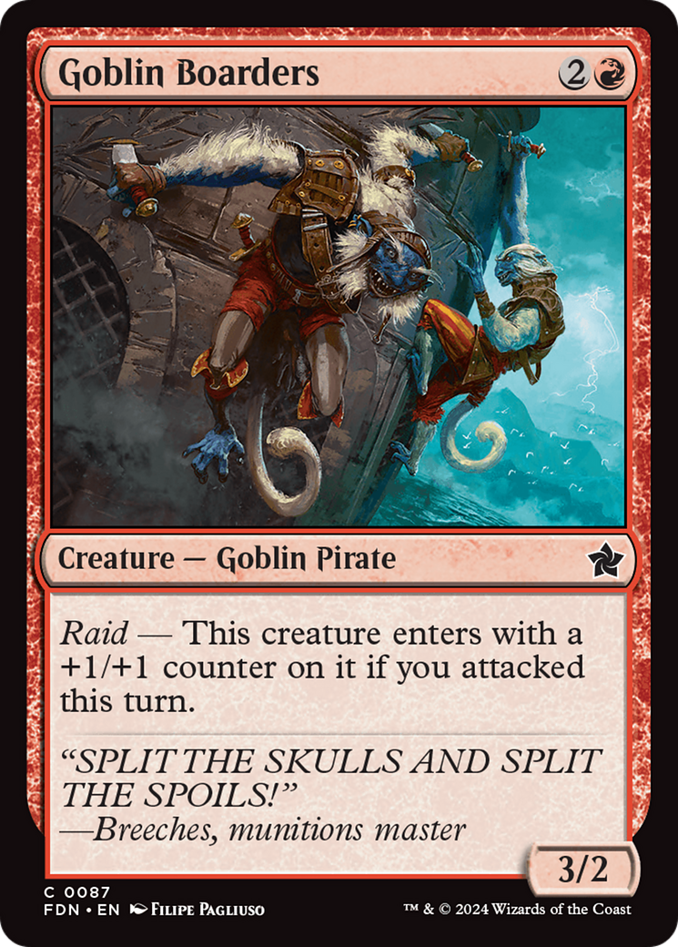 Goblin Boarders [Foundations] | Card Merchant Takapuna