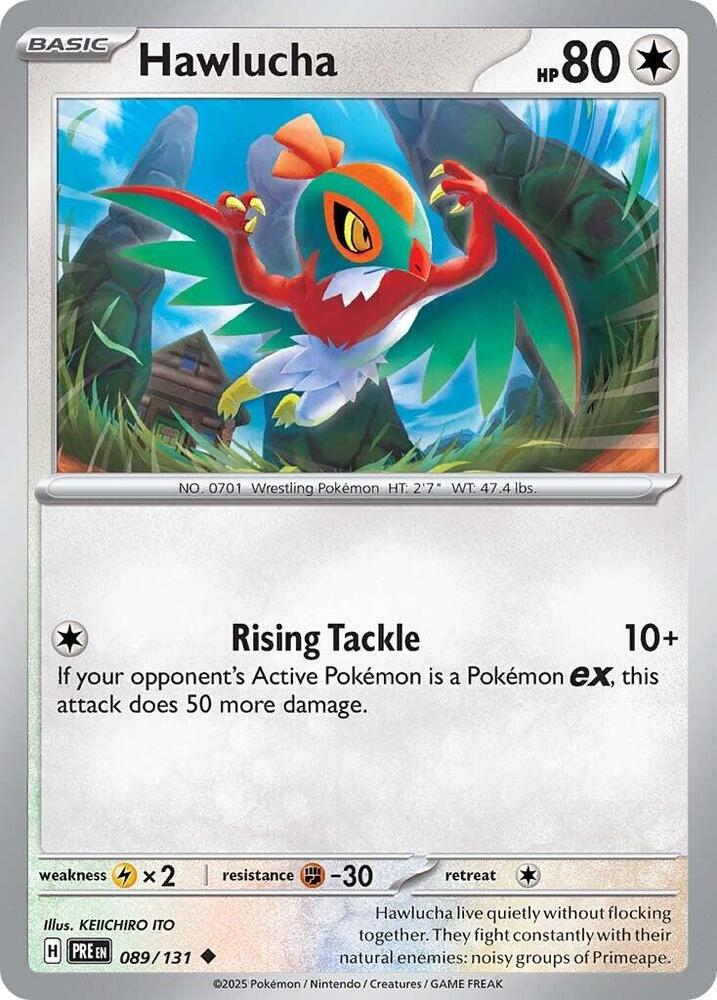 Hawlucha (089/131) [Scarlet & Violet: Prismatic Evolutions] | Card Merchant Takapuna