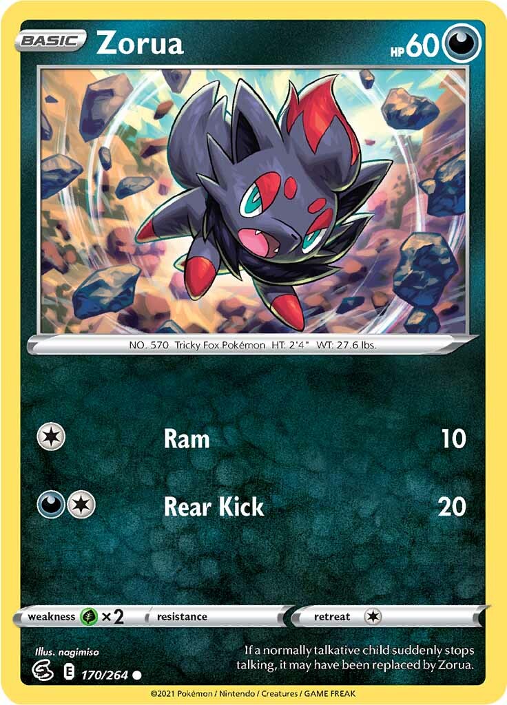 Zorua (170/264) [Sword & Shield: Fusion Strike] | Card Merchant Takapuna