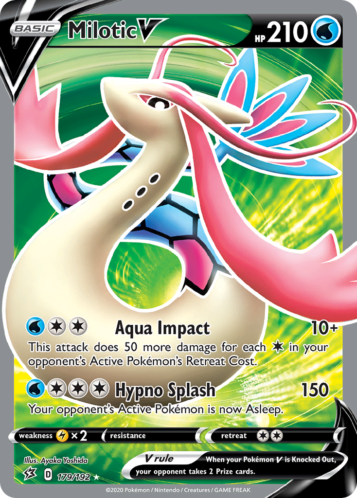 Milotic V (179/192) [Sword & Shield: Rebel Clash] | Card Merchant Takapuna