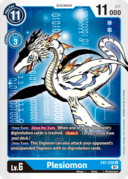 Plesiomon [EX1-020] [Classic Collection] | Card Merchant Takapuna