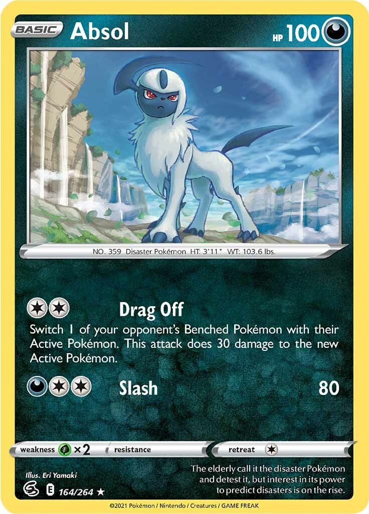 Absol (164/264) [Sword & Shield: Fusion Strike] | Card Merchant Takapuna