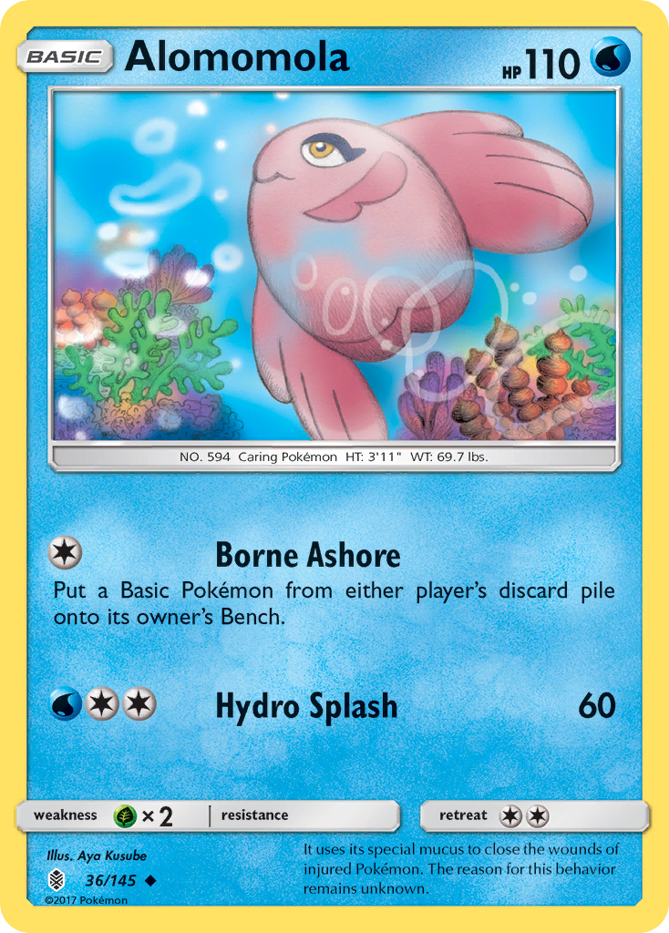 Alomomola (36/145) [Sun & Moon: Guardians Rising] | Card Merchant Takapuna