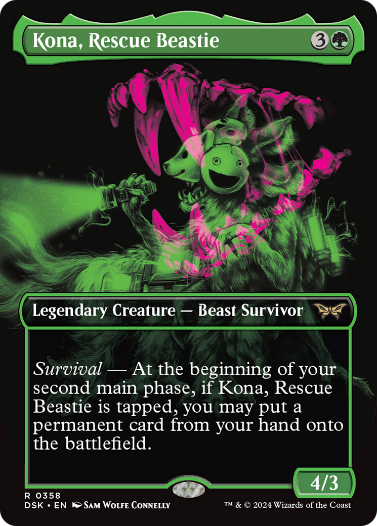 Kona, Rescue Beastie (Showcase) [Duskmourn: House of Horror] | Card Merchant Takapuna