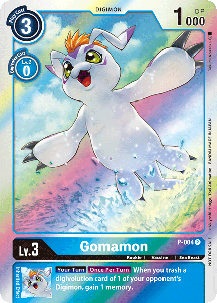 Gomamon [P-004] [Promotional Cards] | Card Merchant Takapuna