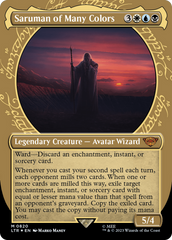 Saruman of Many Colors (Showcase) (Surge Foil) [The Lord of the Rings: Tales of Middle-Earth] | Card Merchant Takapuna