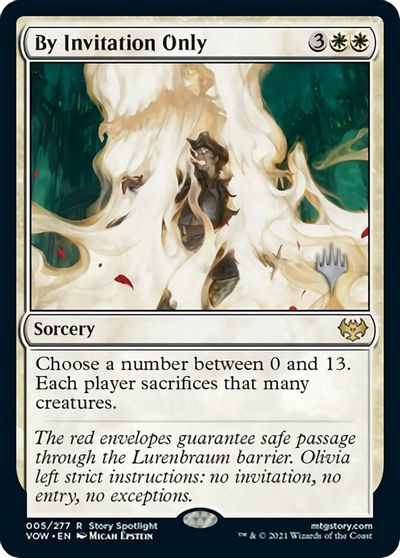 By Invitation Only (Promo Pack) [Innistrad: Crimson Vow Promos] | Card Merchant Takapuna