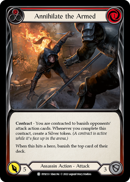 Annihilate the Armed (Red) [DYN133] (Dynasty) | Card Merchant Takapuna