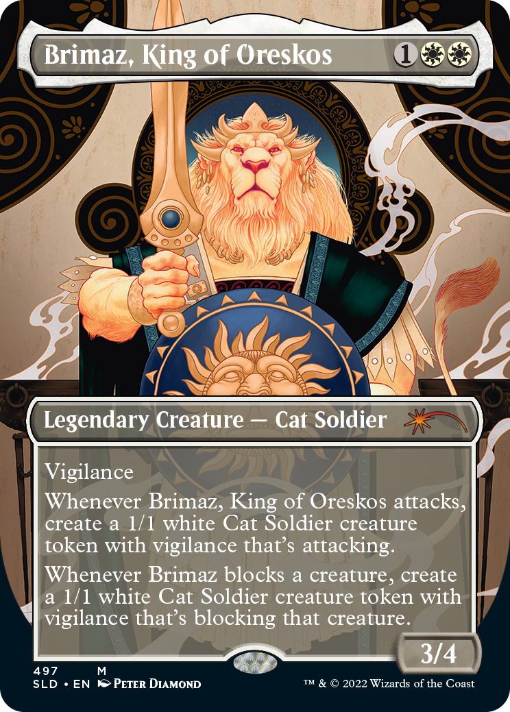 Brimaz, King of Oreskos (Borderless) [Secret Lair Drop Series] | Card Merchant Takapuna