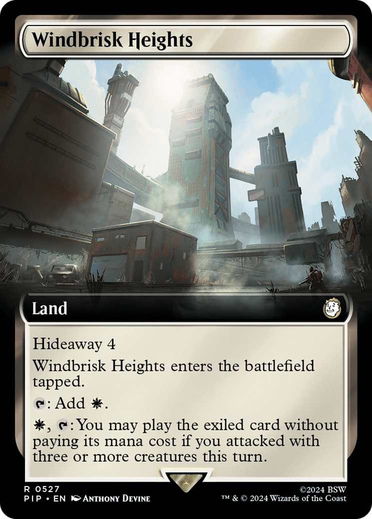 Windbrisk Heights (Extended Art) [Fallout] | Card Merchant Takapuna