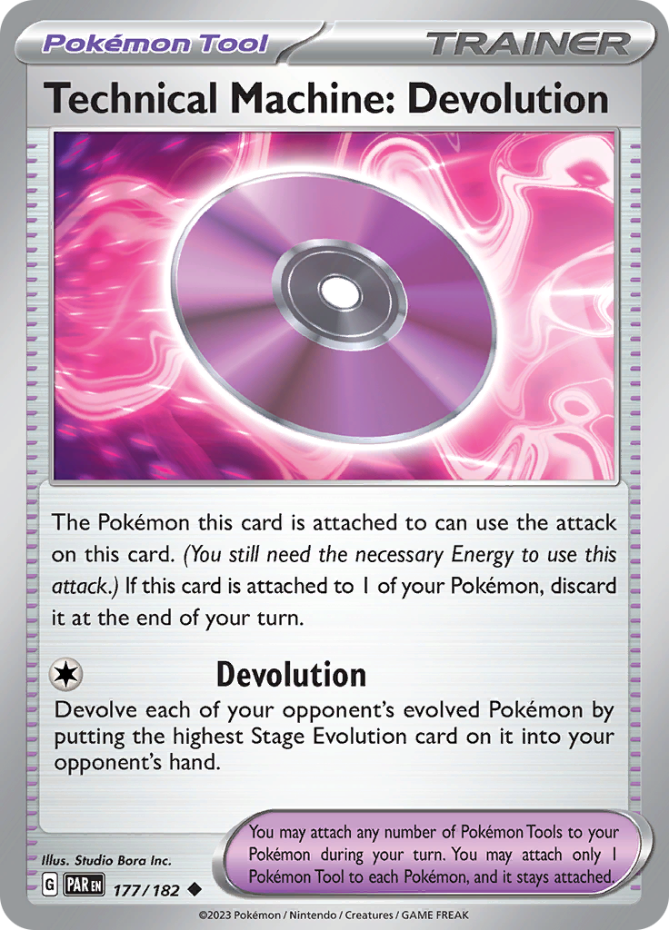 Technical Machine: Devolution (177/182) [Scarlet & Violet: Paradox Rift] | Card Merchant Takapuna