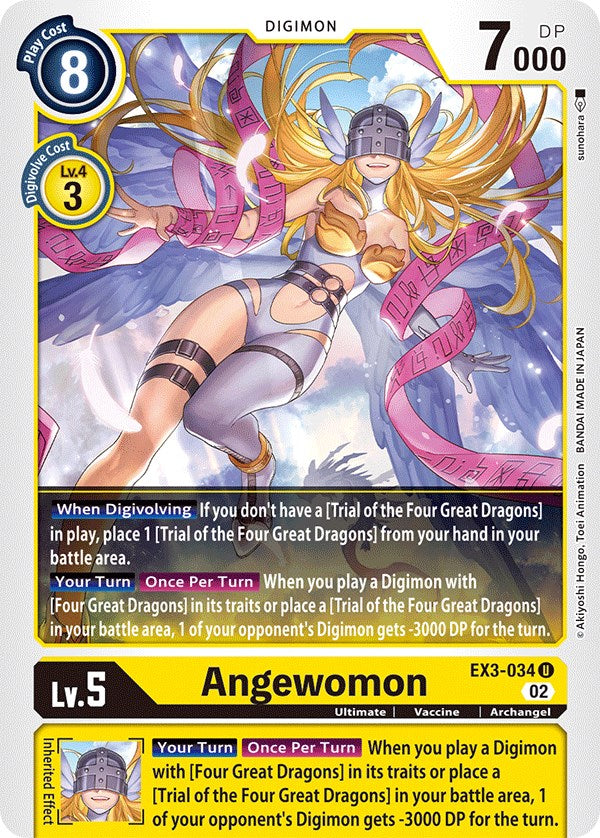 Angewomon [EX3-034] [Draconic Roar] | Card Merchant Takapuna