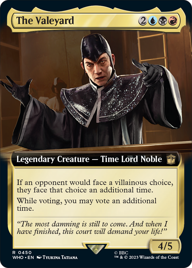 The Valeyard (Extended Art) [Doctor Who] | Card Merchant Takapuna