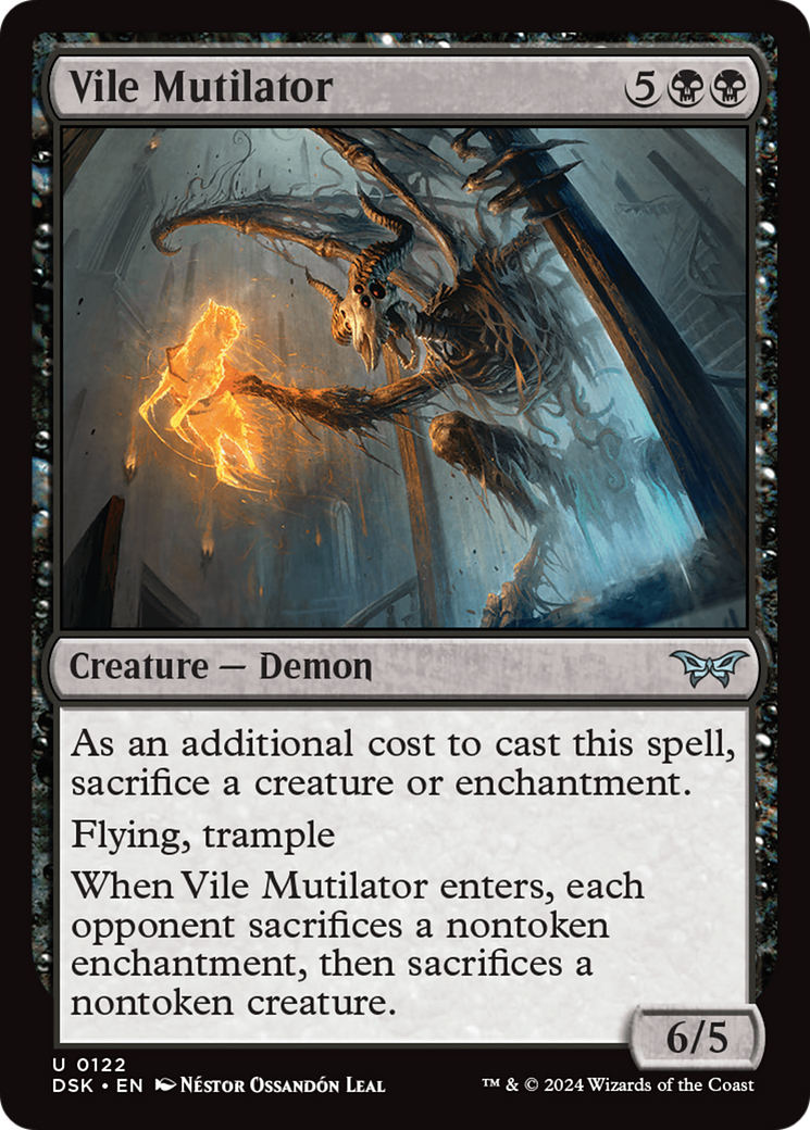 Vile Mutilator [Duskmourn: House of Horror] | Card Merchant Takapuna