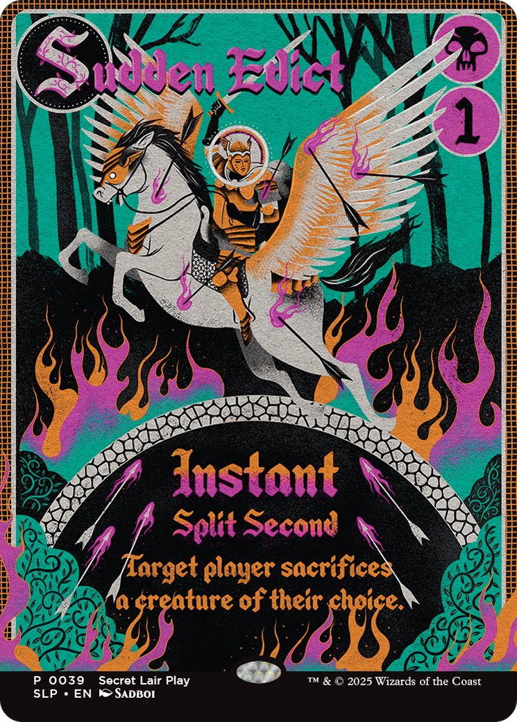 Sudden Edict [Secret Lair Showdown] | Card Merchant Takapuna