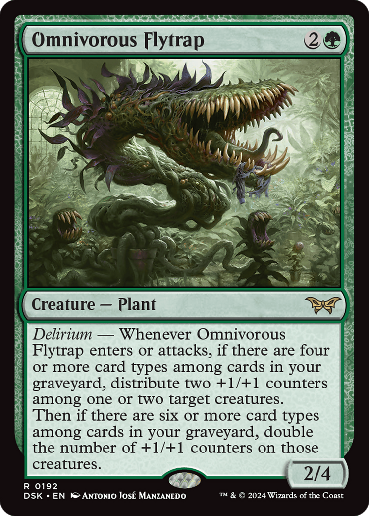 Omnivorous Flytrap [Duskmourn: House of Horror] | Card Merchant Takapuna