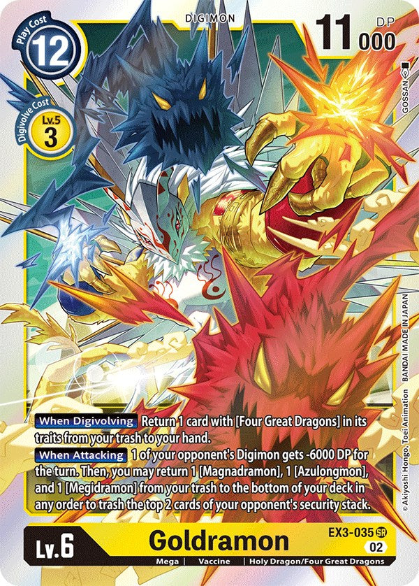 Goldramon [EX3-035] [Draconic Roar] | Card Merchant Takapuna