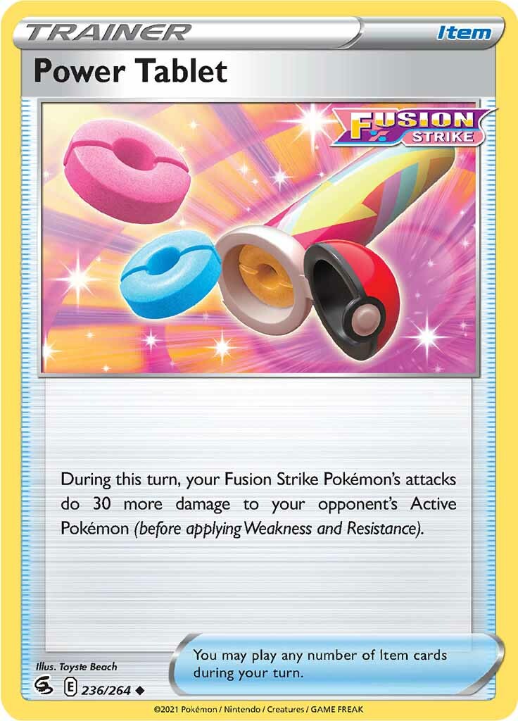 Power Tablet (236/264) [Sword & Shield: Fusion Strike] | Card Merchant Takapuna