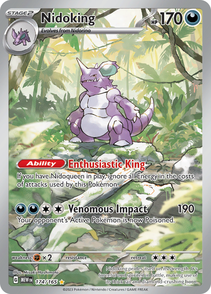 Nidoking (174/165) [Scarlet & Violet 151] | Card Merchant Takapuna