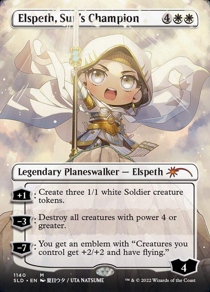 Elspeth, Sun's Champion (Borderless) (1140) [Secret Lair Drop Series] | Card Merchant Takapuna