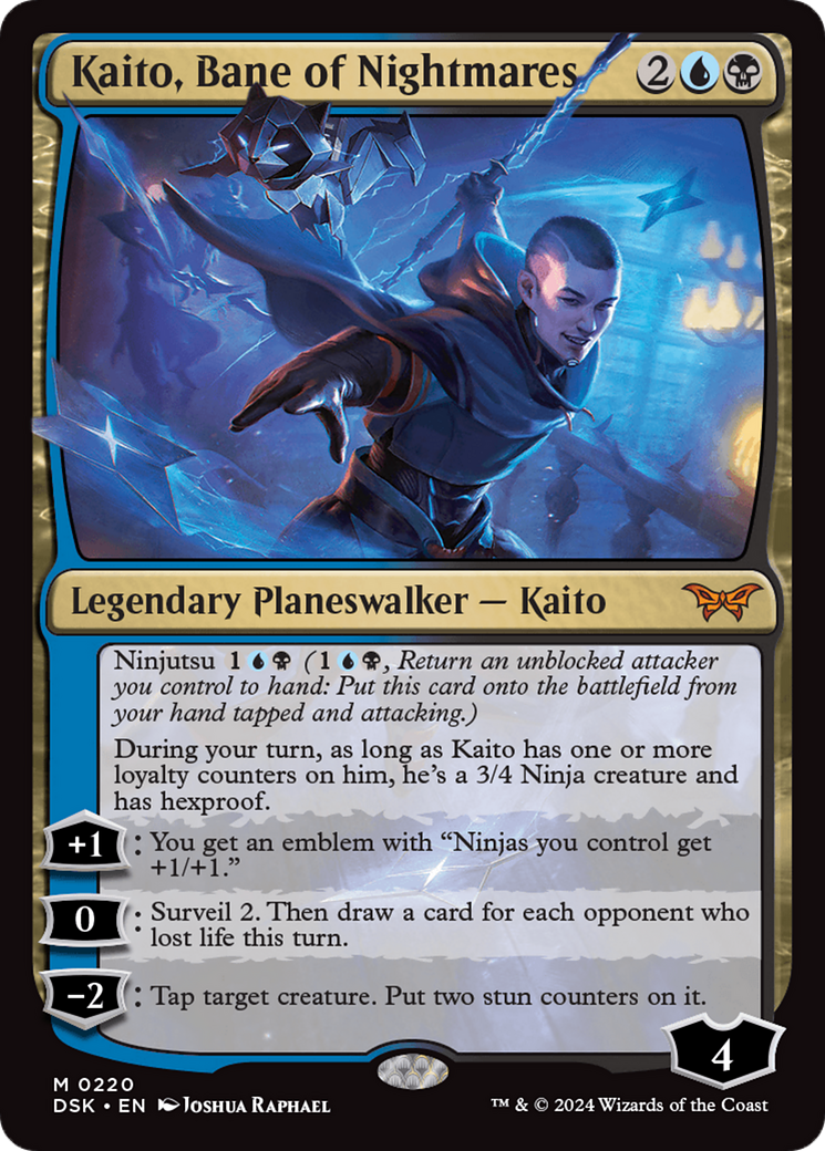 Kaito, Bane of Nightmares [Duskmourn: House of Horror] | Card Merchant Takapuna