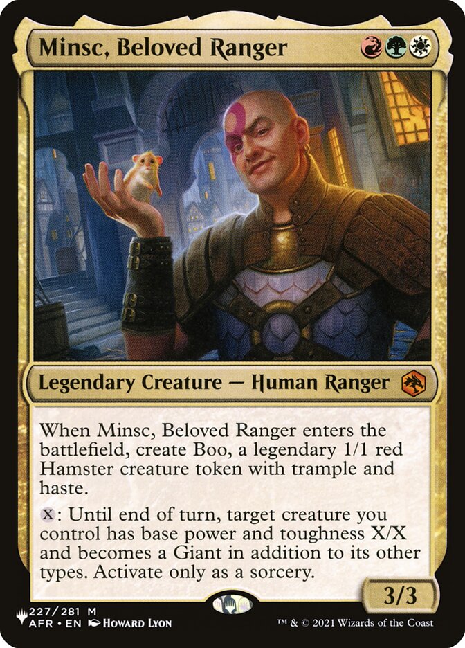 Minsc, Beloved Ranger [The List] | Card Merchant Takapuna