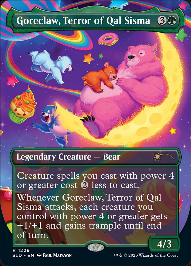 Goreclaw, Terror of Qal Sisma (Borderless) [Secret Lair Drop Series] | Card Merchant Takapuna