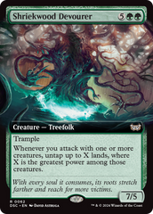 Shriekwood Devourer (Extended Art) [Duskmourn: House of Horror Commander] | Card Merchant Takapuna