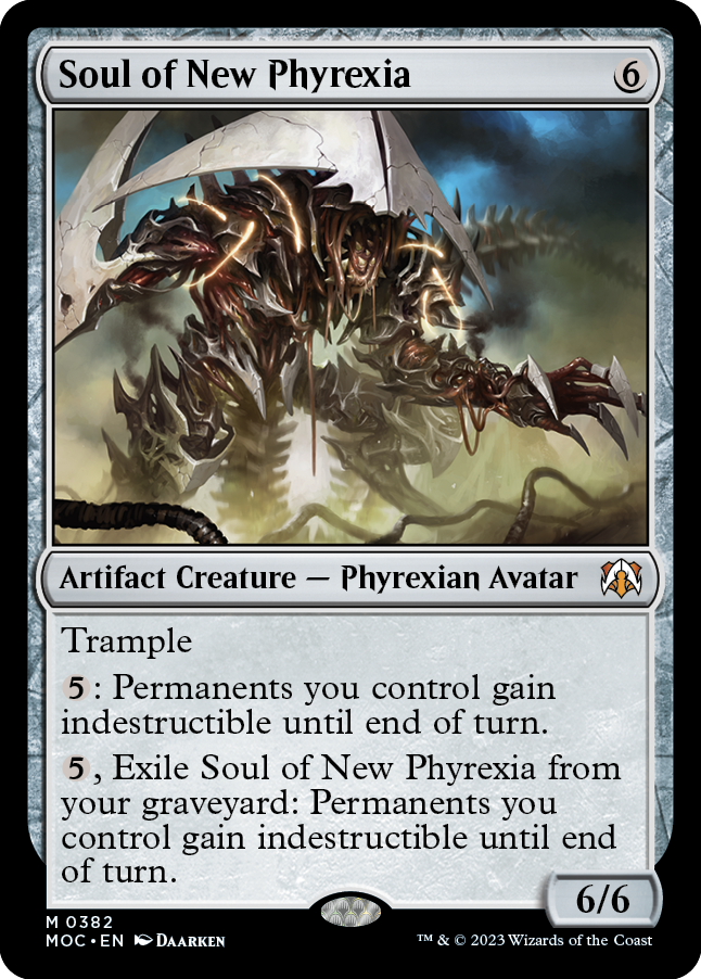 Soul of New Phyrexia [March of the Machine Commander] | Card Merchant Takapuna