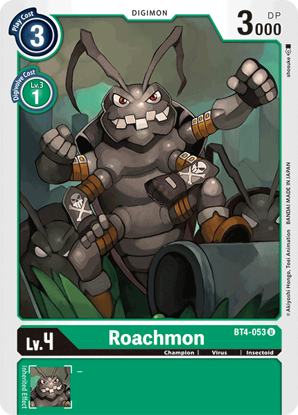 Roachmon [BT4-053] [Great Legend] | Card Merchant Takapuna