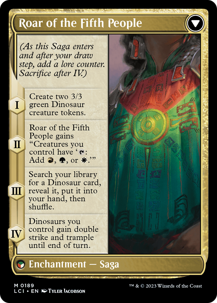 Huatli, Poet of Unity // Roar of the Fifth People [The Lost Caverns of Ixalan] | Card Merchant Takapuna